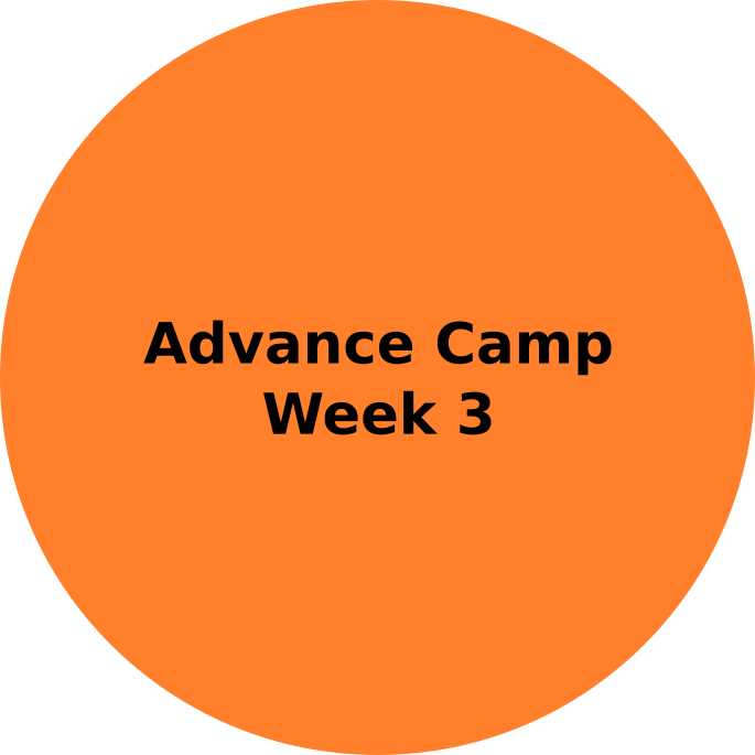 Advanced Camp July 20 - 24 2026